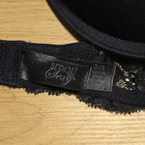 Smart & Sexy Black Bra 34B - Picture 2 of 2